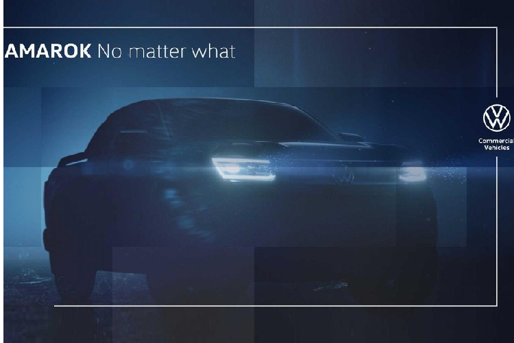 Volkswagen Amarok 2023 lo “anh nong”, thiet ke dam chat Ford Ranger