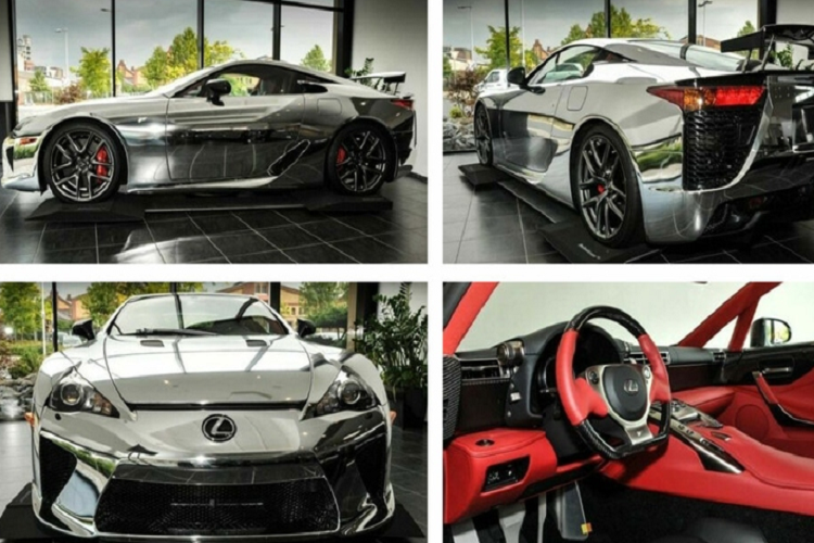 Lexus LFA phu crom doc nhat the gioi 