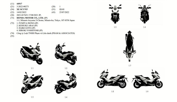 Honda ADV 350 dang ky bao ho, sap ra mat thi truong Viet Nam