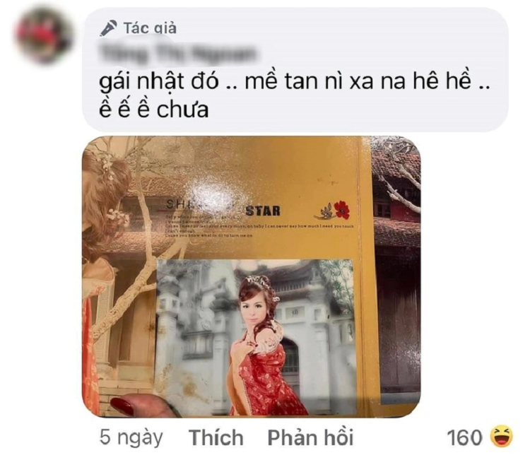 Cuoi xiu man review bo anh cuoi 10 nam truoc-Hinh-16