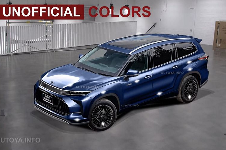 Toyota Grand Highlander 2023 - chiec SUV Highlander 