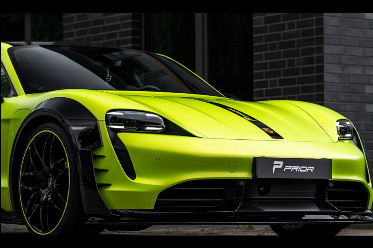 Porsche Taycan chay dien dam chat sieu xe nho Prior Design 