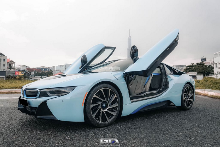 Ngam sieu xe gia re - BMW i8 mau hiem khoe dang o Sai Gon-Hinh-3