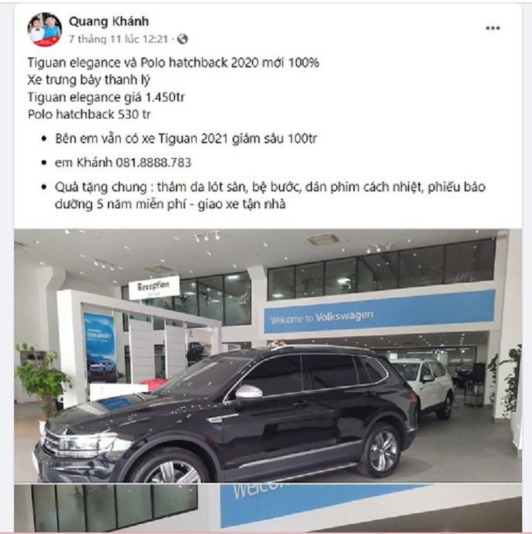 Volkswagen Tiguan va Polo “ton kho” tai Viet Nam giam toi 249 trieu dong
