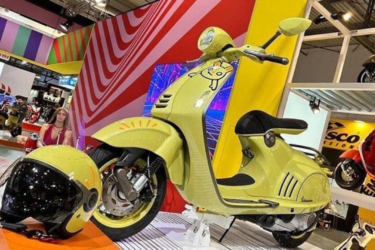 Piaggio ra mat ca dan xe ga Vespa da sac mau tai EICMA 2022-Hinh-2