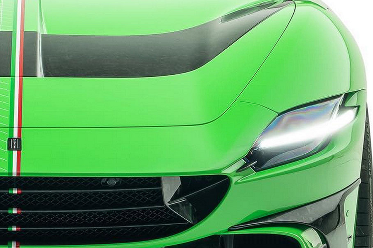 Mansory Tempesta Verde - sieu xe Ferrari Roma mau 