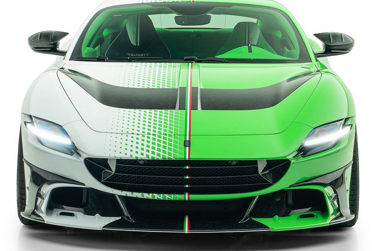 Mansory Tempesta Verde - sieu xe Ferrari Roma mau 