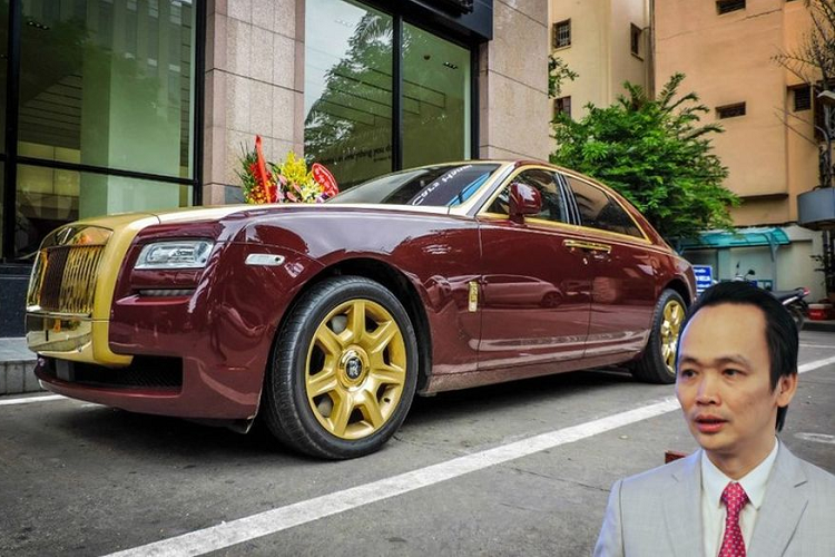 Rolls-Royce Ghost ma vang cua ong Trinh Van Quyet rot gia con 9,1 ty