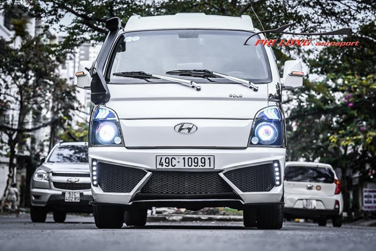 Xe tai Hyundai Porter 150 do sieu xe Lamborghini cua “dan choi” Viet-Hinh-4