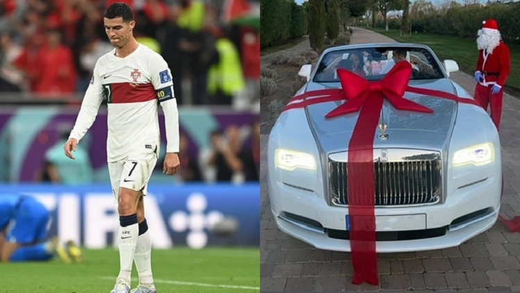 Cristiano Ronaldos partner Georgina gifts the star luxury Rolls Royce  convertible for Christmas  Culture