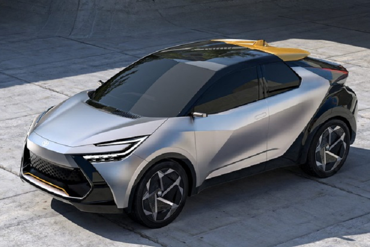 Toyota C-HR Prologue 2024 dan lo dien, hua hen se co phien ban EV