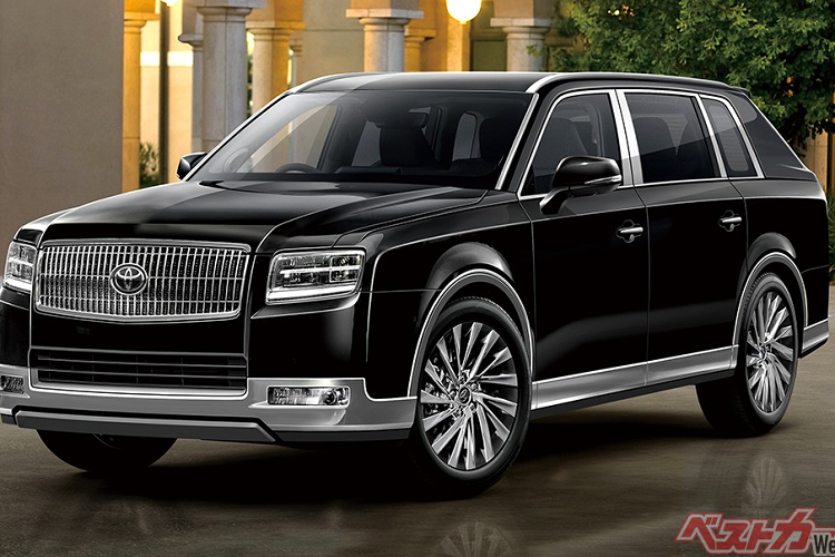 Toyota Century SUV 2023 hang sang - dang cap hon Land Cruiser