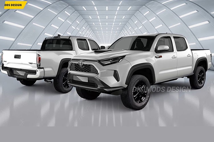 Ven man Toyota Tacoma 2024, “doi thu kho nhan” danh cho Ford Ranger