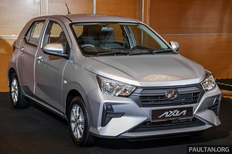 Perodua Axia 2023 chi 209 trieu dong, “anh em song sinh” Toyota Wigo-Hinh-5