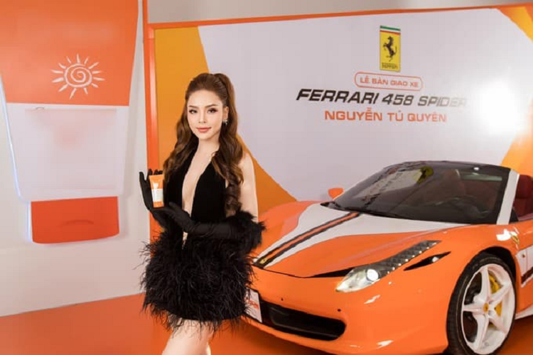 Hot girl 9X Ben Tre tu tang nhat Ferrari 458 Spider hon 15 ty-Hinh-8