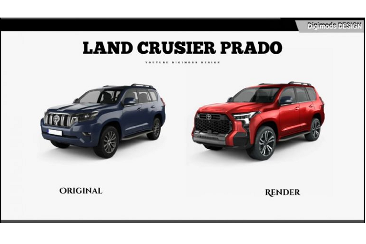 Toyota Land Cruiser Prado 2024 thiet ke “lot xac”, co hybrid sap ra mat-Hinh-5