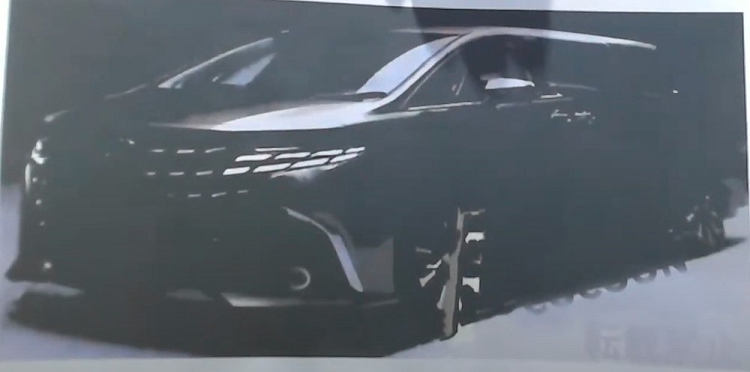 “Chuyen co mat dat” Toyota Alphard 2023 lo dien voi den pha OLED