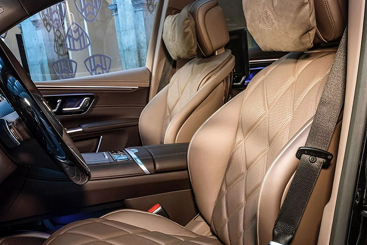 Mercedes-Benz Maybach EQS 2024 siêu sang điện, lăn bánh 600km/lần sạc - Hình 8 Mercedes-Benz Maybach EQS 2024 sieu sang dien, lan banh 600km/lan sac-Hinh-8