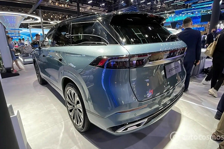 Jaecoo 9 lo dien, sap ve Viet Nam dau Hyundai SantaFe va Kia Sorento-Hinh-5