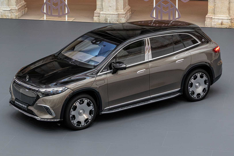 Mercedes-Maybach EQS SUV 2024 - xe điện siêu sang gầm cao cho đại gia - Hình 2 Mercedes-Maybach EQS SUV 2024 - xe dien sieu sang gam cao cho dai gia-Hinh-2