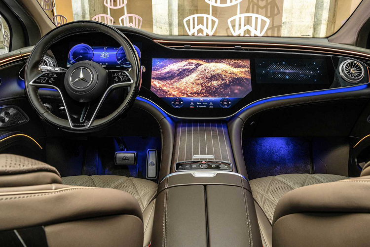 Mercedes-Maybach EQS SUV 2024 - xe điện siêu sang gầm cao cho đại gia - Hình 3 Mercedes-Maybach EQS SUV 2024 - xe dien sieu sang gam cao cho dai gia-Hinh-3