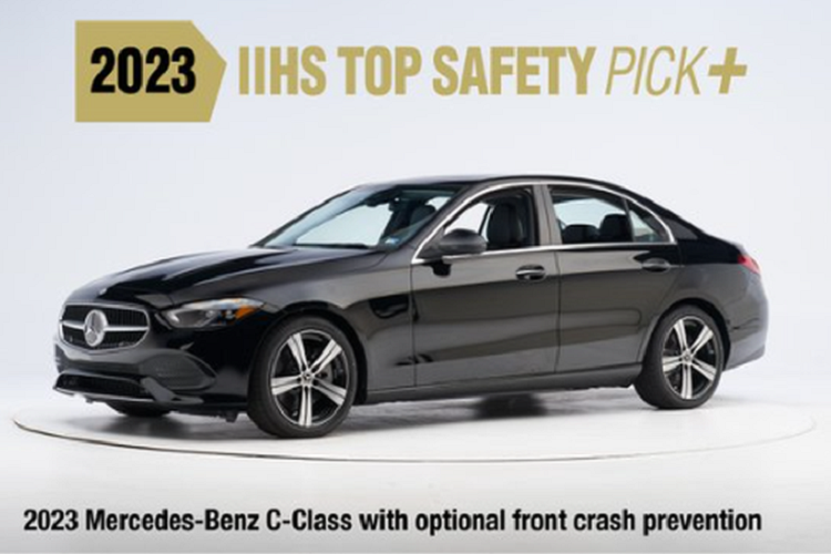 Mercedes-Benz C-Class 2023 gianh giai thuong Top Safety Pick+ cua IIHS