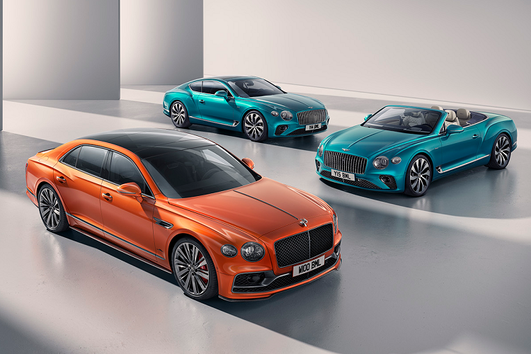 Chi tiet Bentley Continental GT va Flying Spur 2024 sieu sang moi