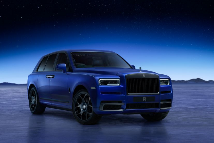 Rolls-Royce ra mat bo suu tap Black Badge Cullinan “Blue Shadow” sieu sang