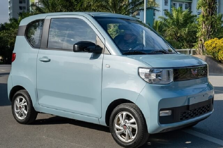 Wuling Hongguang Mini EV dien gia re chay thu tren pho Ha Noi-Hinh-7