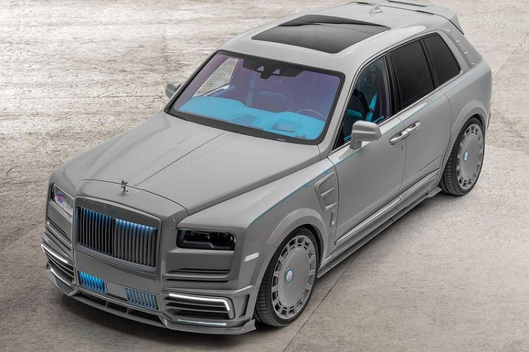 Rolls-Royce Cullinan - SUV sieu sang do Mansory mau xam Nardo 