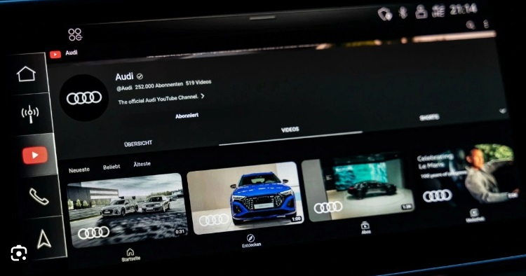 Audi ra mat cua hang ung dung truc tuyen, tich hop ca Youtube-Hinh-2