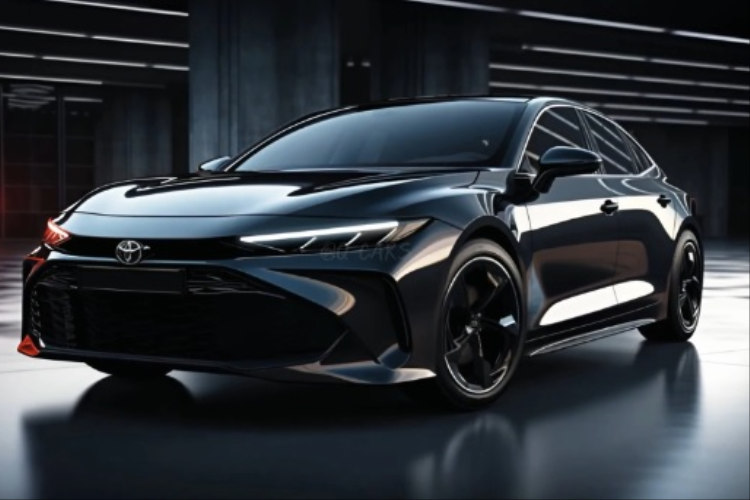 Toyota Camry 2025 lo dien tre trung, nang dong va tiet kiem xang hon