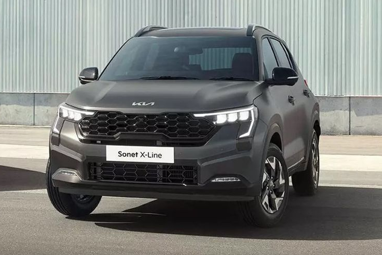 Chi tiet Kia Sonet X-Line 2024 ngoai that 