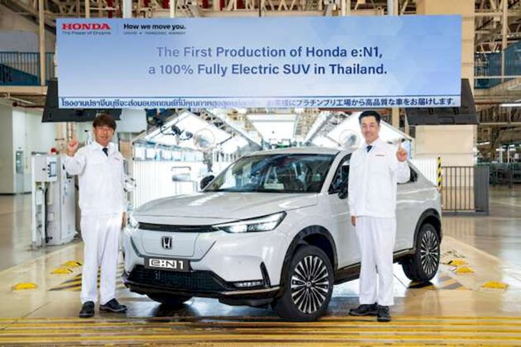 Honda e:N1 EV bat dau san xuat tai Thai Lan, cho ve Viet Nam