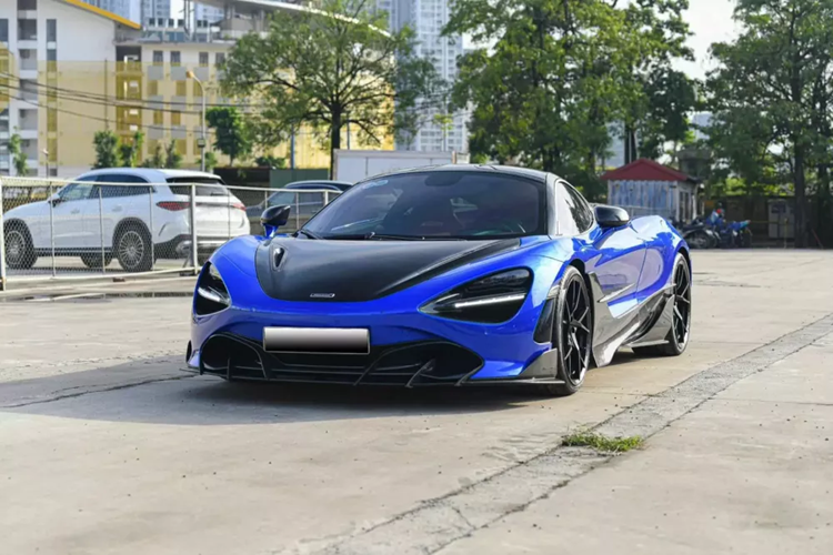 McLaren 720S do 2 ty, rao ban 14 ty dong tren san xe cu Ha Noi