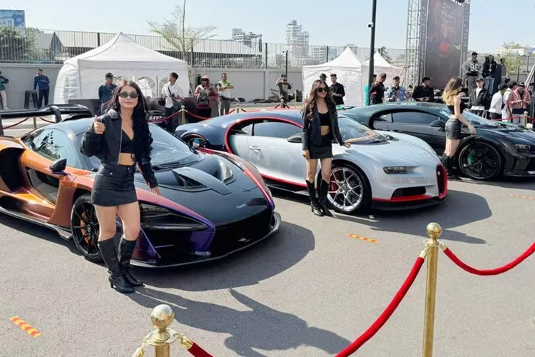 McLaren Senna cua Hoang Kim Khanh do dang Bugatti Chiron 