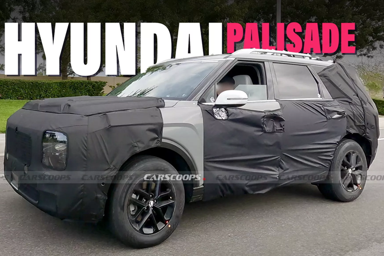 Hyundai Palisade 2026 lo dien - nang cap dong co, thiet ke sang chanh