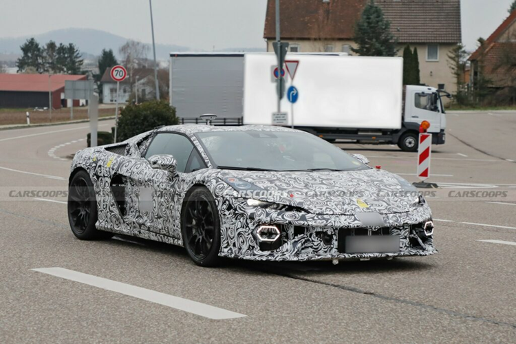 “Dan em” Lamborghini Huracan sap ra mat, trang bi dong co V8 hybrid