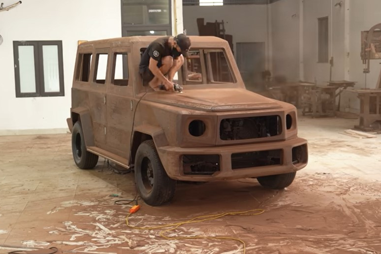 Tan thay Mercedes-AMG G63 bang go nhu 