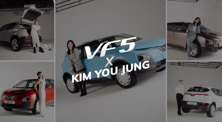 Kim Yoo Jung la dai su cua VinFast VF5 tai Thai Lan va Indonesia