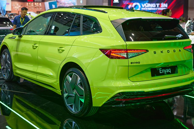 Skoda Enyaq iV chay 500 km/lan sac, sap lap rap tai Viet Nam-Hinh-8