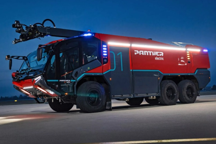 Rosenbauer Panther 6x6 Electric - xe cuu hoa dien 1.000 ma luc