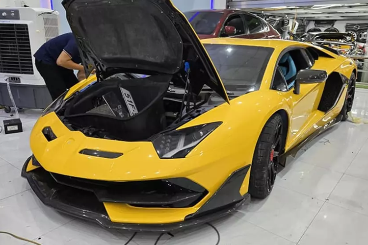 Dai gia Viet chi tien khung do bodykit SVJ cho Lamborghini Aventador-Hinh-4