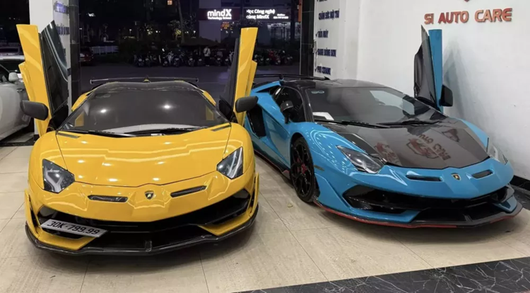 Dan choi Ha Noi len doi Lamborghini Aventador tien ty thanh SVJ-Hinh-2