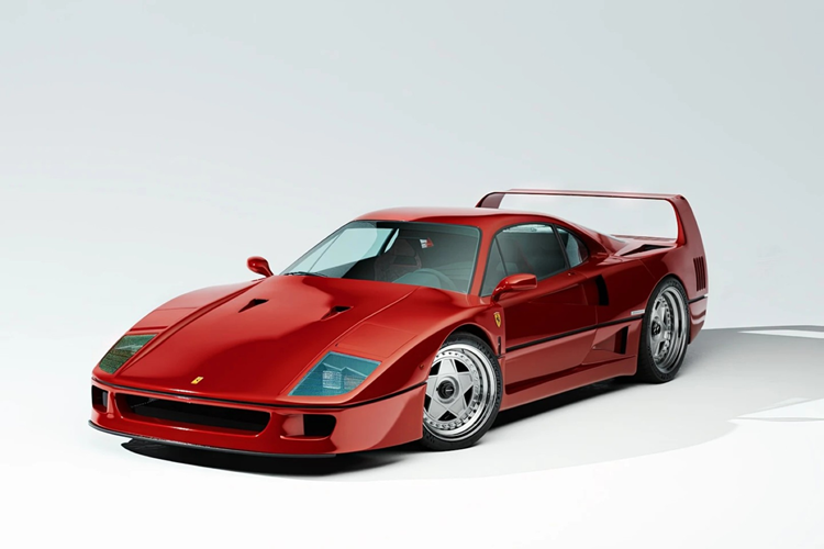 Sieu xe huyen thoai Ferrari F40 them goi nang cap hieu suat cao