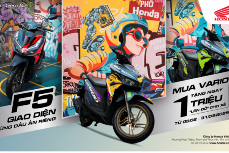 Honda Việt Nam hỗ trợ chi phí độ xe Vario 125 và Vario 160 - Hình 2 Honda Viet Nam ho tro chi phi do xe Vario 125 va Vario 160-Hinh-2