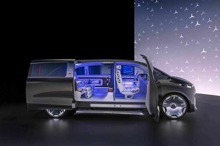 Tan thay Mercedes-Benz Vision V – ra mat 