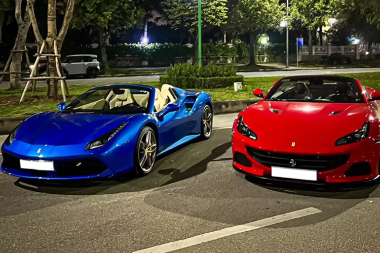 Tan thay bo doi Ferrari mui tran bac ty cua dai gia Ha Noi
