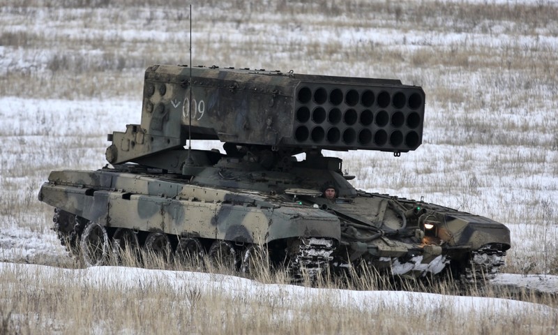 Truyen thong Anh kho tin ly khai Ukraine co TOS-1, Pantsir-S1