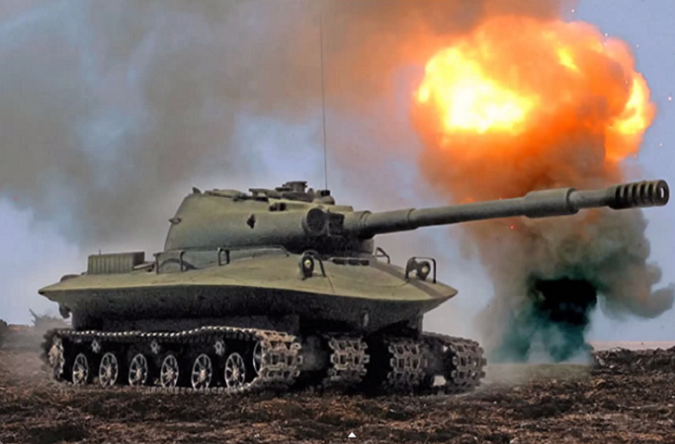 Xe tang Object 279 cua Lien Xo co thuc su chong duoc bom nguyen tu?